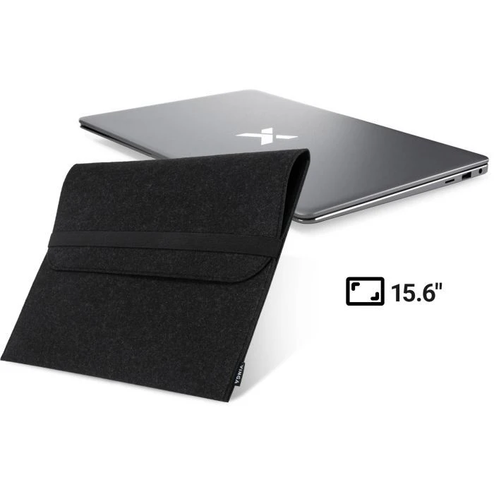 Чохол для ноутбука Vinga 15.6 NSF150band Black (NSF150BBK) (UA) ; Спосіб закриття: