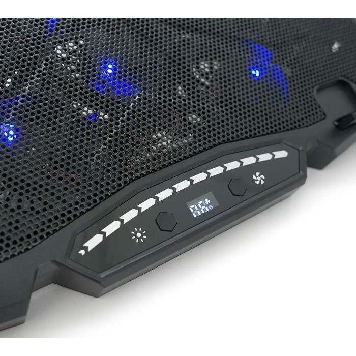 Підставка для ноутбука IceCoorel 10-17 Black (K12) (UA) ; Розмір стільниці: 400 х 305 мм;