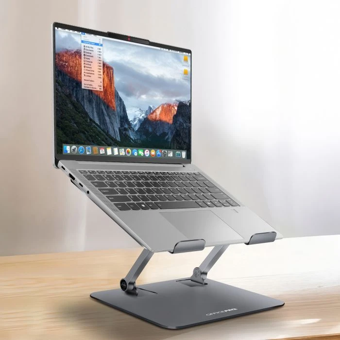 Підставка для ноутбука OfficePro LS797G Aluminum alloy Gray (LS797G) (UA) ; Розмір: 240 х 225 х 120 мм; Розмір