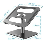 Підставка для ноутбука OfficePro LS956G Aluminum alloy Gray (LS956G) (UA)