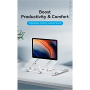 Підставка для ноутбука Vention Laptop X-type Stand Silver Aluminum Alloy (KDMI0) (UA)
