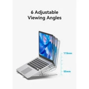 Подставка для ноутбука Vention Laptop X-type Stand Silver Aluminum Alloy (KDMI0) (UA)