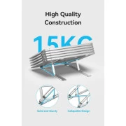 Подставка для ноутбука Vention Laptop X-type Stand Silver Aluminum Alloy (KDMI0) (UA)