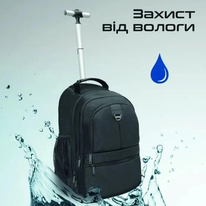 Рюкзак для ноутбука Promate 15.6 Compact-TR black (compact-tr.black) (UA) ; Спосіб закриття: блискавка;