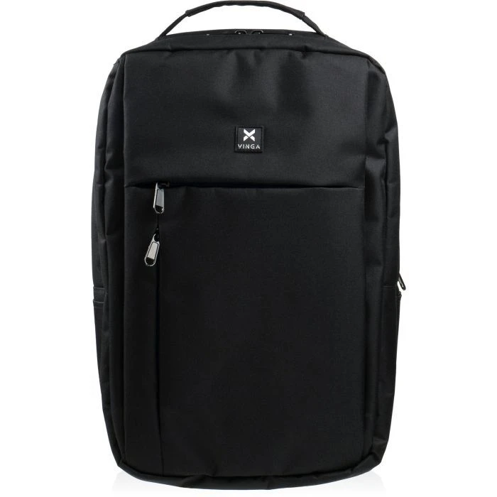 Рюкзак для ноутбука Vinga 15.6 NBP715 Black (NBP715BK) (UA) ; Спосіб закриття: блискавка;