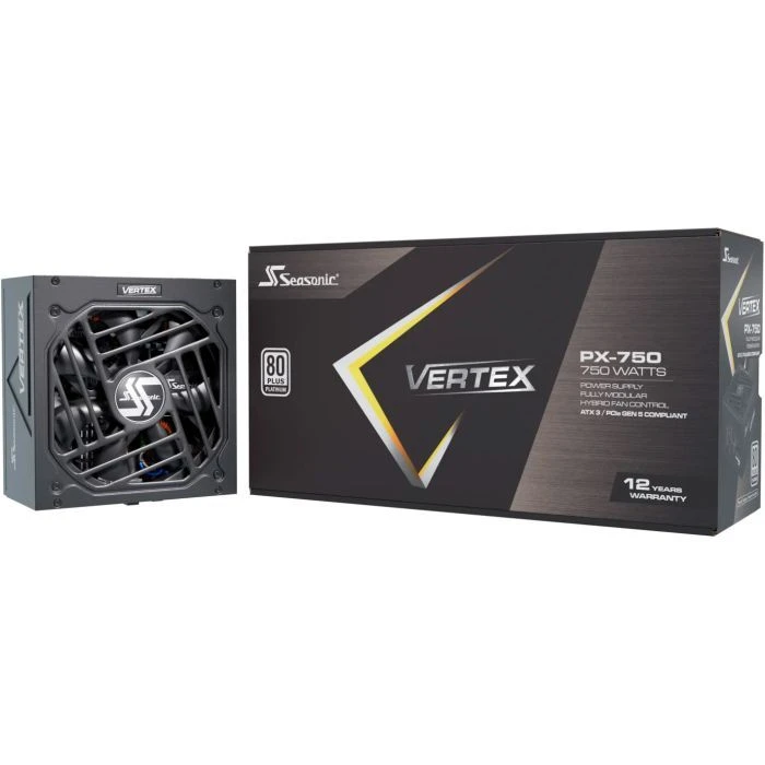 Seasonic 750W VERTEX PX-750 (VERTEX PX-750) (UA) ; Сертификация 80 PLUS: 80 PLUS Platinum;
