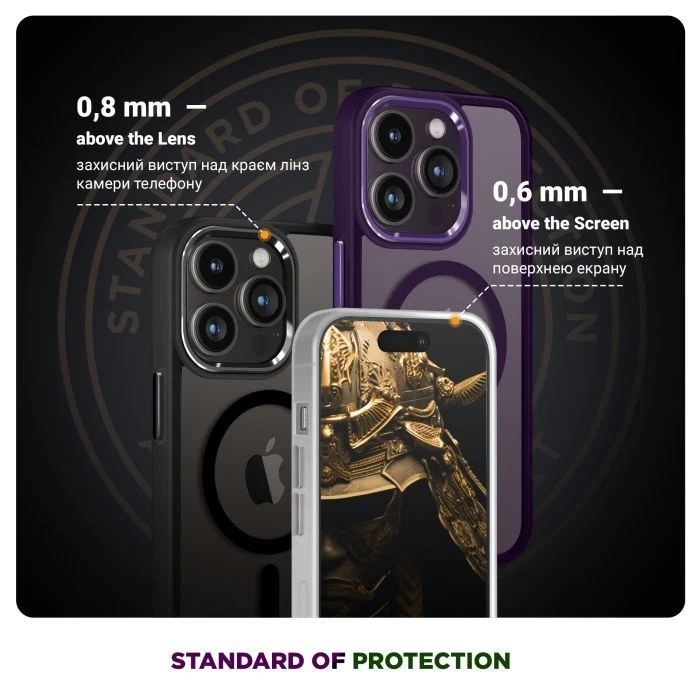 Чехол для мобильного телефона Armorstandart Unit MagSafe Apple iPhone 16e Matte Clear (ARM83877) (UA)