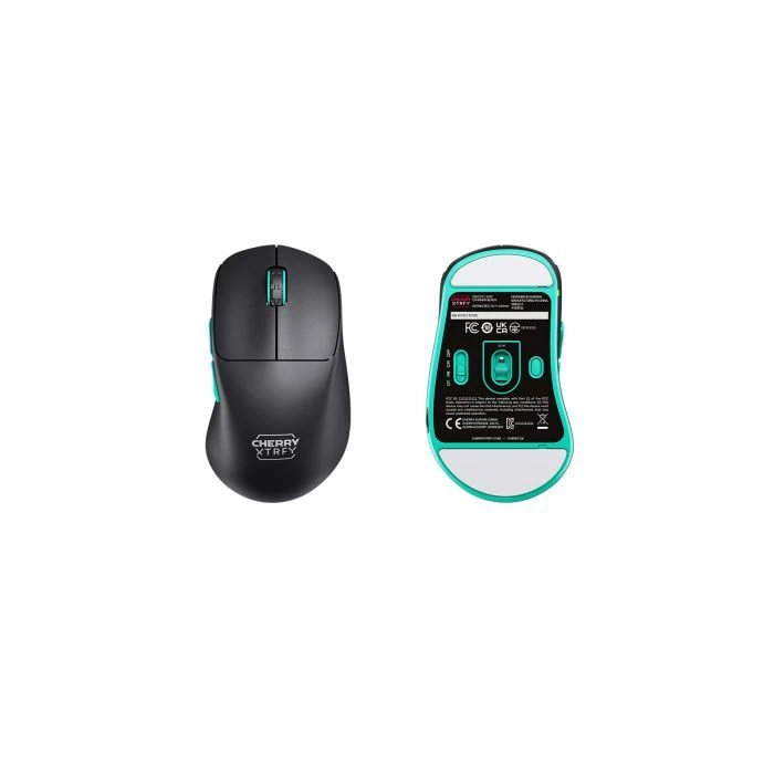 Cherry Xtrfy M64 Wireless/USB Black (CX-M64W-BLACK) (UA) ; Назначение: для компьютера, для