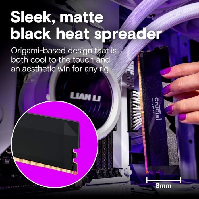 DDR5 16GB 6400 MHz Pro Micron (CP16G64C38U5B) (UA) ; Об'єм пам'яті: 16 ГБ; Кількість