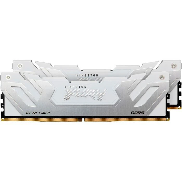DDR5 48GB (2x24GB) 8400 MHz Renegade White XMP Kingston Fury (ex.HyperX) (KF584CU40RWK2-48) (UA)