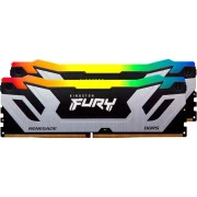 DDR5 48GB 8400 MHz Renegade RGB Silver XMP Kingston Fury (ex.HyperX) (KF584CU40RSAK2-48) (UA)