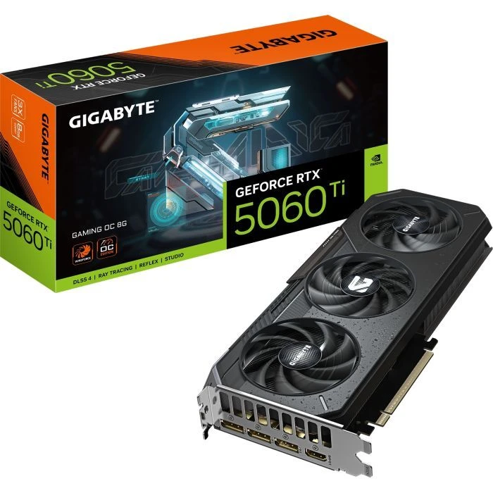 GIGABYTE GeForce RTX5060Ti 8Gb GAMING OC (GV-N506TGAMING OC-8GD) (UA)