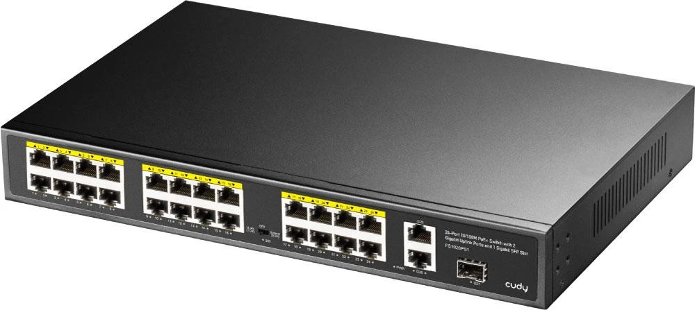 Комутатор Smart Cudy FS1026PS1 (UA) Бренд: Cudy; Кількість портів Fast