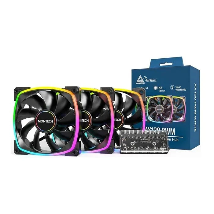 Кулер для корпусу MONTECH AX120(B3I1) (UA)