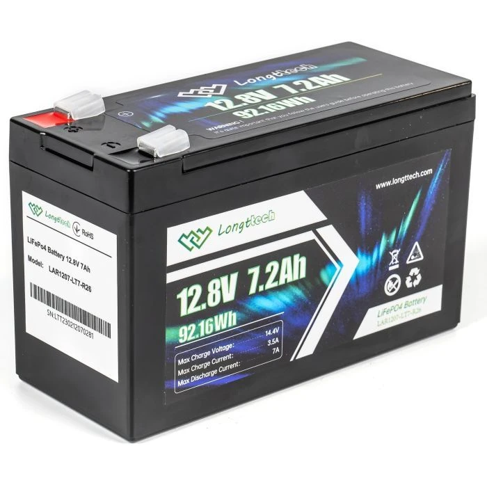 LiFePo4 Longttech LiFePO4 12.8V - 7.2Ah (LAR1207-LT7-R26) (UA)