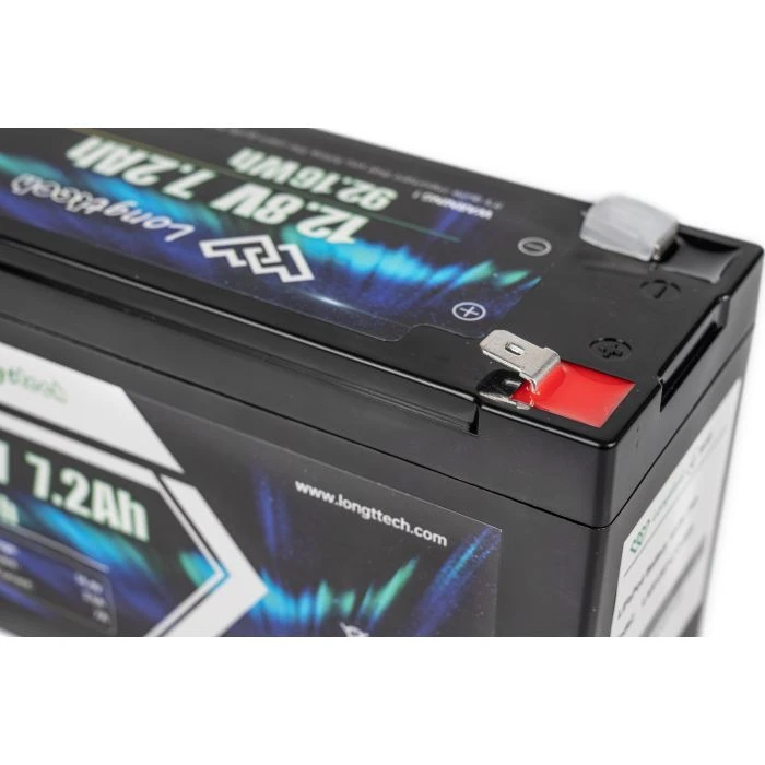 LiFePo4 Longttech LiFePO4 12.8V - 7.2Ah (LAR1207-LT7-R26) (UA) ; Ємність: 7.2 Ач; Максимальний