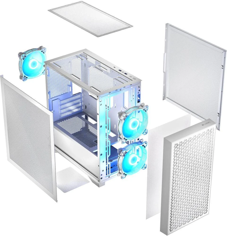 Logic concept DART PRO ARGB MINI MESH WHITE (AM-DART-PRO-ARGB-20) (UA) Бренд: Logic concept; Форм-фактор