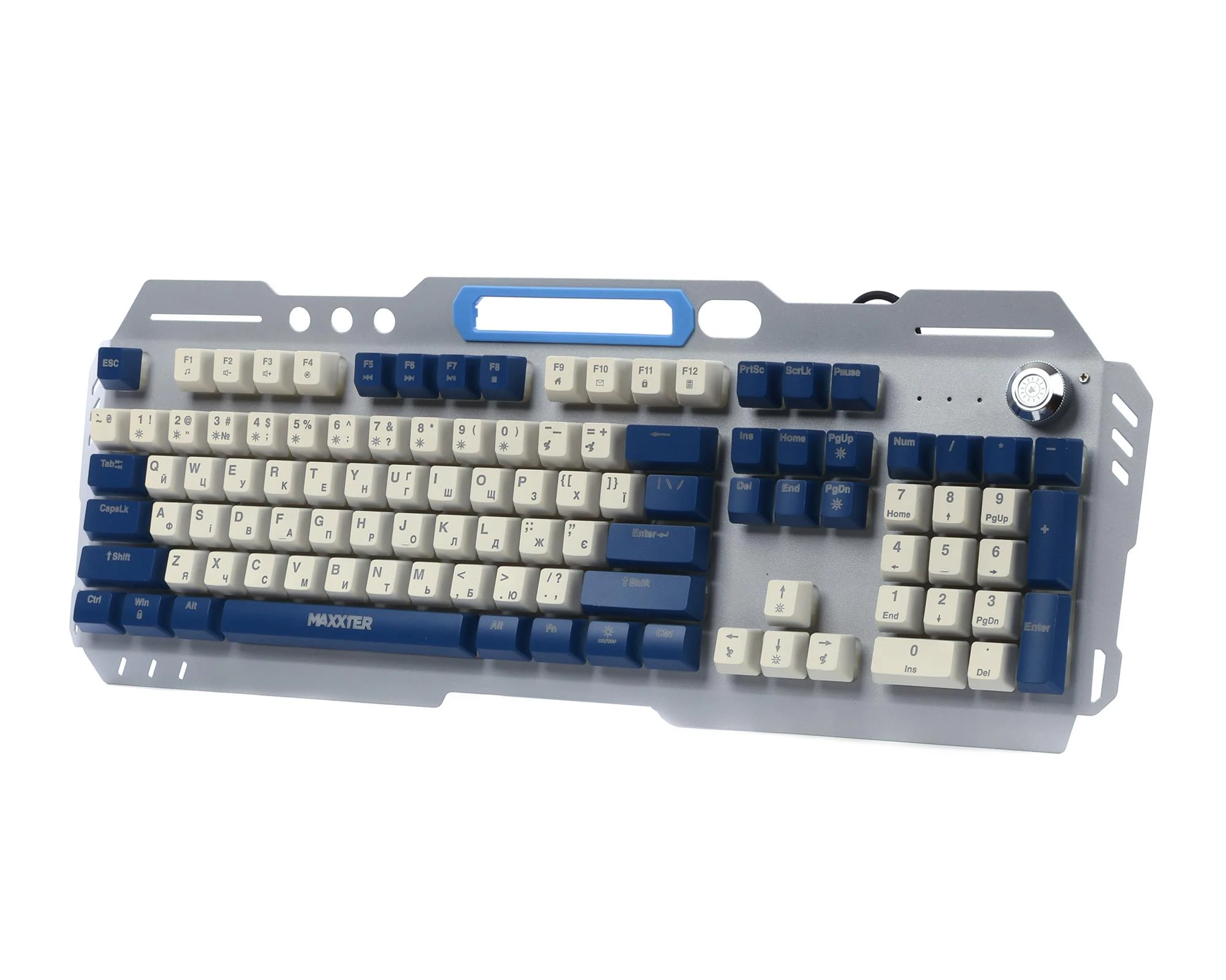 Maxxter KBG-RGB-01-UA Тип клавіш: механічні; Цифровий