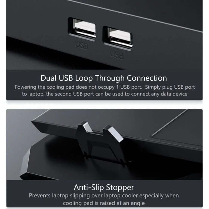 Подставка для ноутбука IceCoorel 10-15.6 (A3) (UA) ; Размер: 400 х 350 х 45 мм; Размер