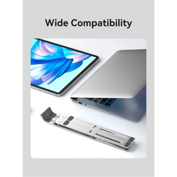 Підставка для ноутбука Vention Laptop X-type Stand Silver Aluminum Alloy (KDMI0) (UA)