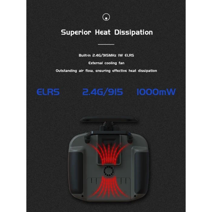 Пульт управління для дрона Jumper T15 VS-M HALL ELRS 915MHz (C10129) (UA) ; Робочі частоти пульта: 2.4 GHz;