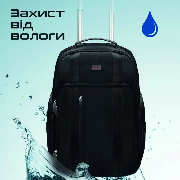 Рюкзак для ноутбука Promate 18 Rover-TR black (crampack-tr.black) (UA) ; Способ закрытия: молния;