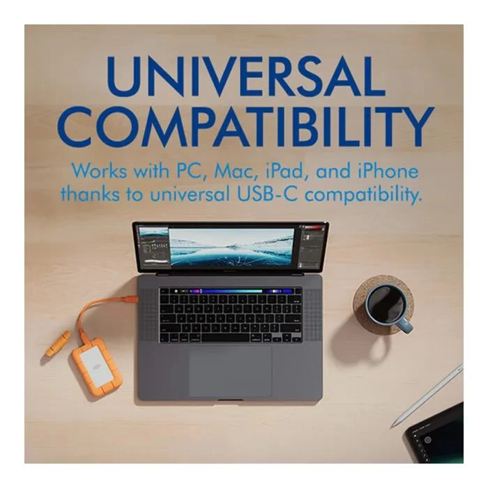 USB Type-C 2TB Rugged Mini LaCie (STMF2000400) (UA)