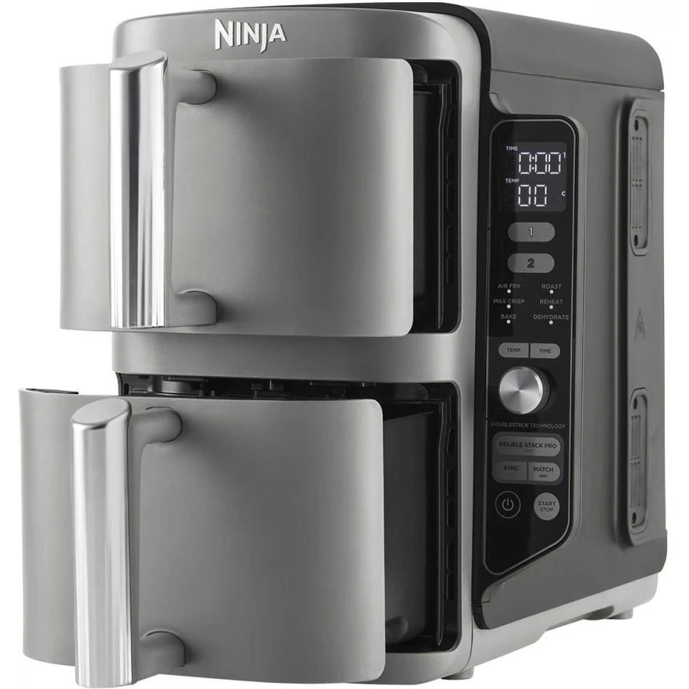 NINJA Double Stack XL 2-Level Air Fryer 9.5L (SL400EU) Бренд: NINJA; Мощность, Вт: 2470;