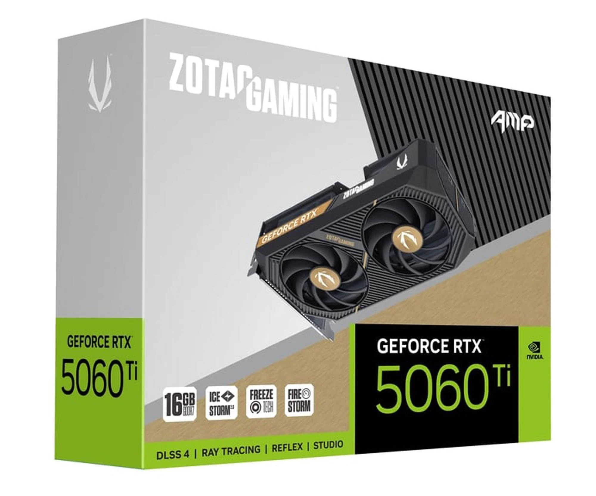 Zotac GeForce RTX 5060 Ti AMP 16GB GDDR7 DLSS4 (ZT-B50620F-10M) EU Серія відеокарт: GeForce RTX 50;