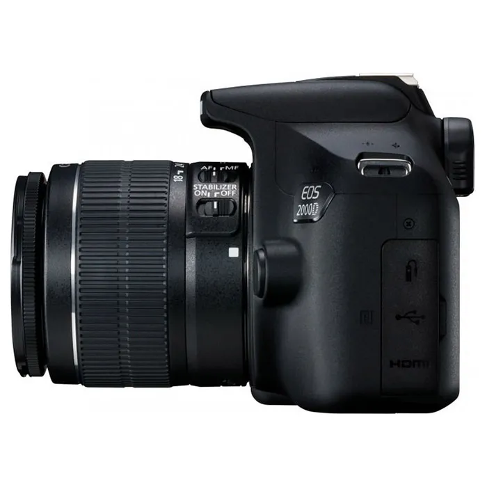 Canon EOS 2000D Kit with EF-S 18-55mm f/3,5-5.6 IS II Black (EU) Тип фотокамер: Дзеркальні; Тип
