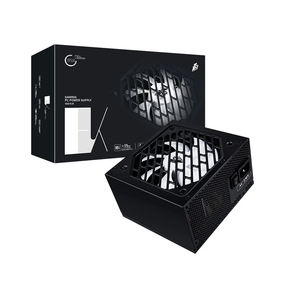 1stPlayer PS-600FK (FK-600-BK-EU) 600W +5V: 15А; +3.3V: 15А; +12V1: 50А; +12V2: немає;
