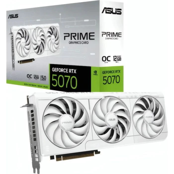 ASUS GeForce RTX5070 12Gb PRIME OC WHITE (PRIME-RTX5070-O12G-WHITE) (UA) Основні характеристики;