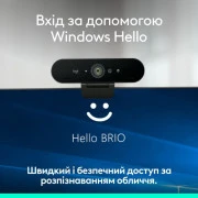 Logitech Brio 4K Ultra HD Graphite (960-001718) (UA)