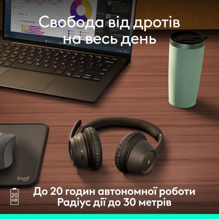 Logitech Zone 305 for Business Bluetooth Black (981-001458) (UA) Основные характеристики;
