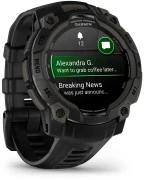 Смарт-годинники Garmin Instinct 3 45mm AMOLED Black with Black Silicone Band (010-02936-40)
