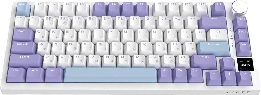 Ajazz AK820 Pro Gift Switch Purple (AK820PRO-G-PWB) (UA) Бренд: Ajazz; Призначення: для ігор;