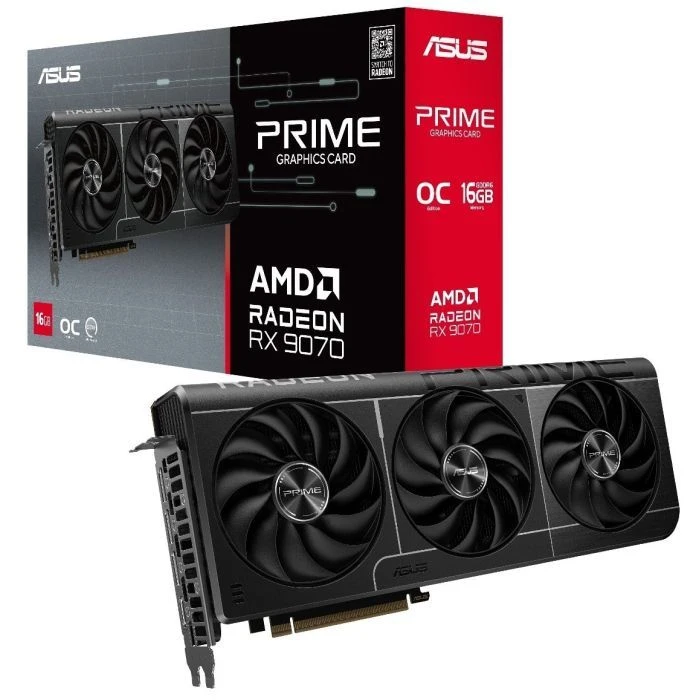 ASUS Radeon RX 9070 16Gb PRIME OC (PRIME-RX9070-O16G) (UA) Основні характеристики;