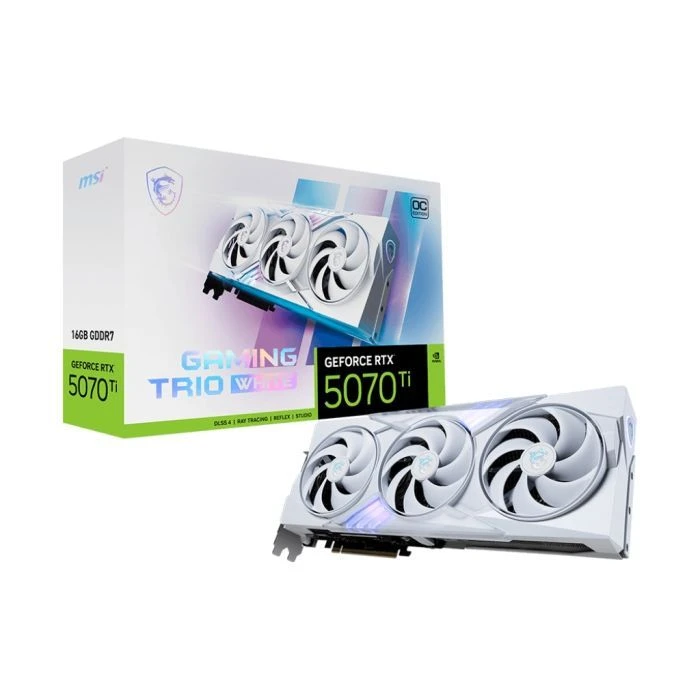 MSI GeForce RTX5070 Ti 16GB GAMING TRIO OC WHITE (RTX 5070 Ti 16G GAMING TRIO OC WHITE) (UA) Основные характеристики;