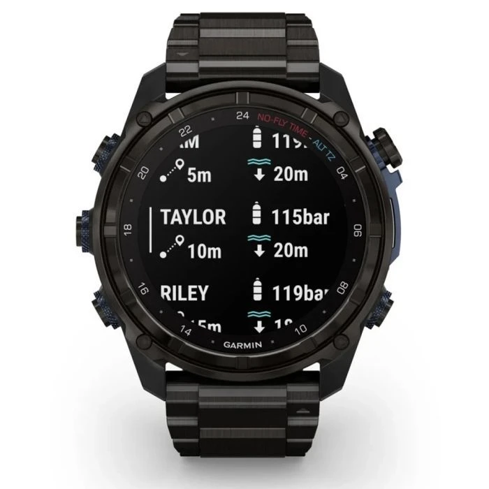 Смарт-годинники Garmin Descent Mk3i, 51mm, Crbn Gry DLC Ti/Ti (010-02752-14) (UA)