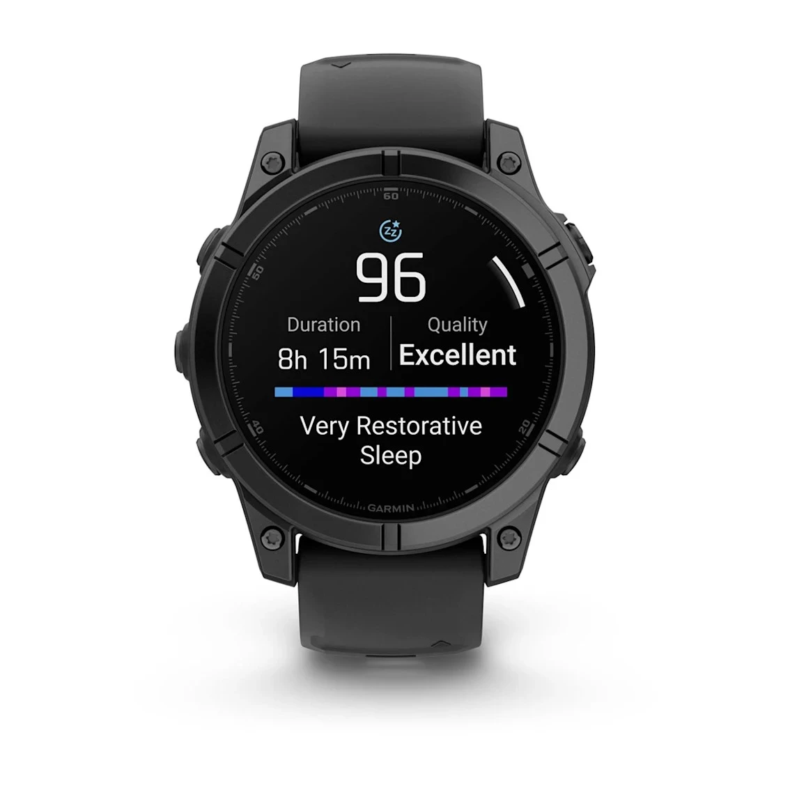 Смарт-годинники Garmin Fenix E 47mm AMOLED Slate Gray Steel з чорним силіконовим ремінцем (010-03025-13)