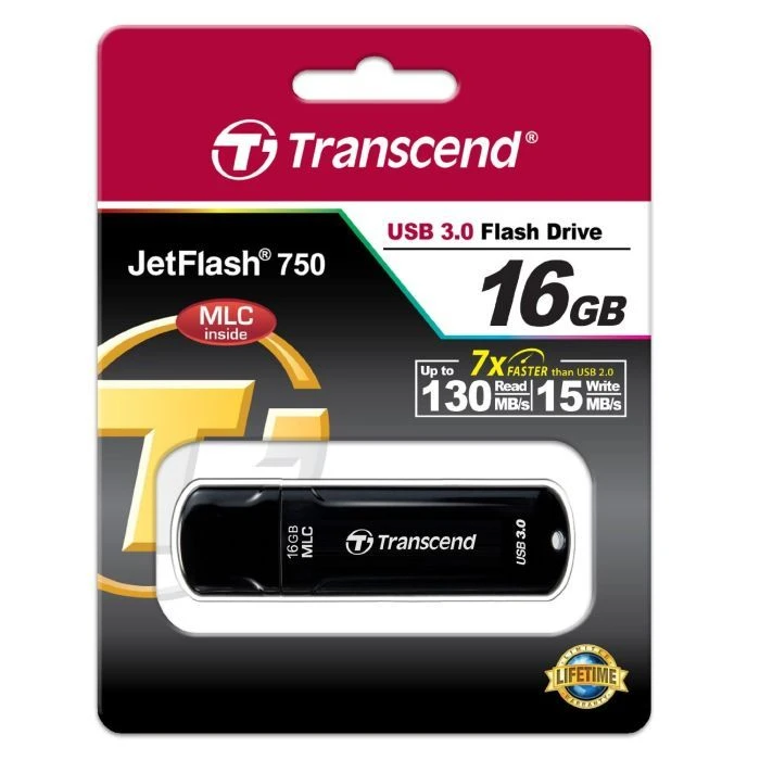 Transcend 16GB JetFlash MLC USB 3.0 (TS16GJF750K) (UA)