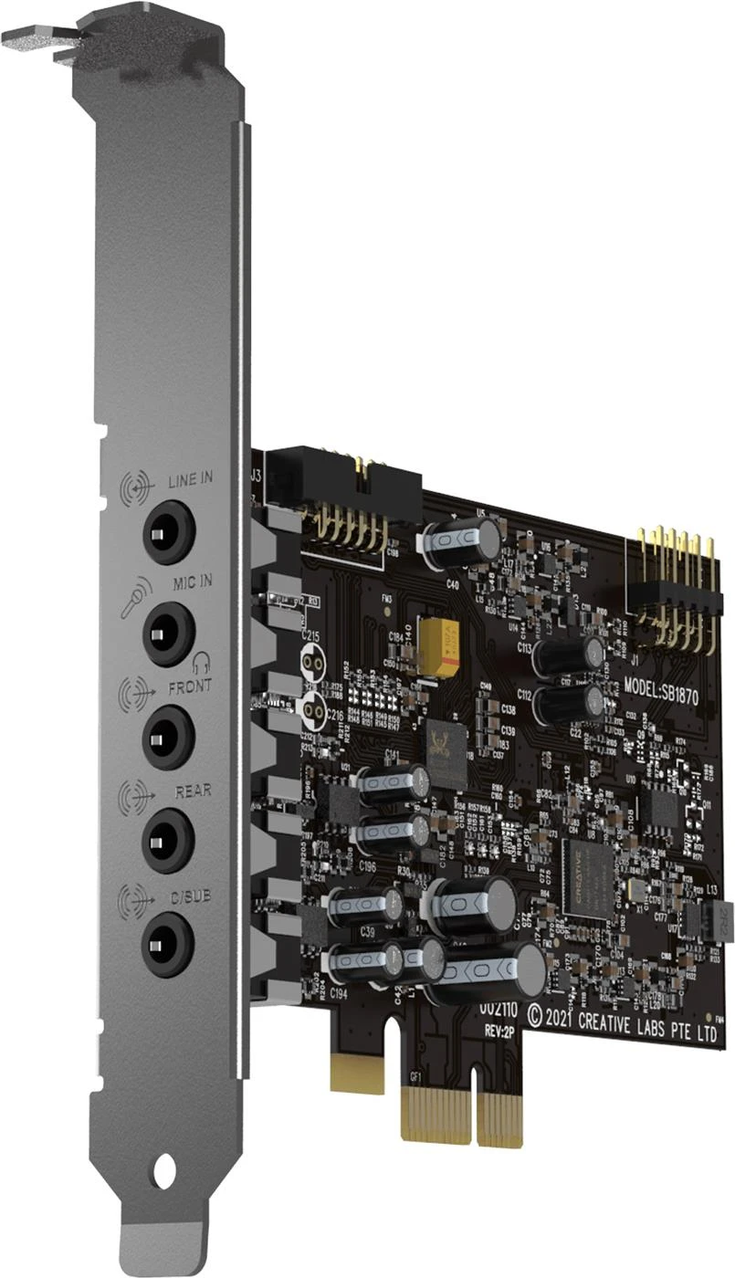 Creative SOUND BLASTER AUDIGY FX V2 (70SB187000000) EU Тип звуковой карты: Внутренняя;