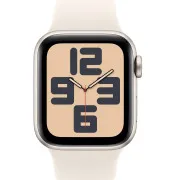 Apple Watch SE 2 2024 GPS + Cellular 40mm Starlight Aluminium Case with Starlight Sport Band S/M (MXFY3, MXGJ3)