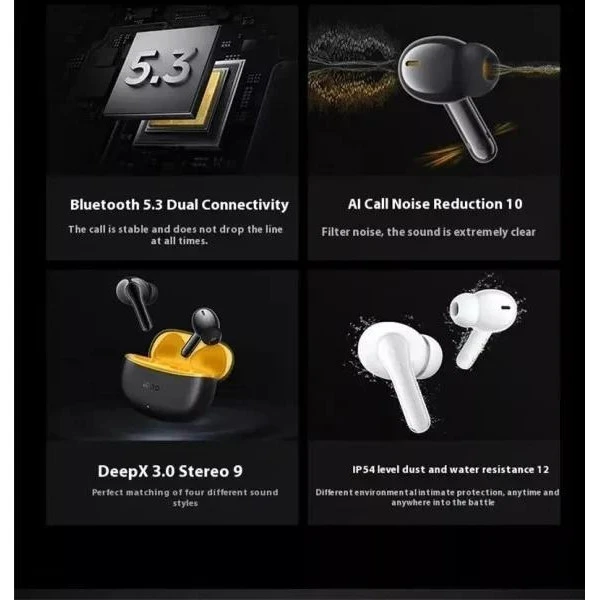 vivo IQOO TWS 1i Black Бренд: vivo; Лінійка: IQOO TWS 1i; Спосіб