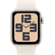 Apple Watch SE 2 2024 GPS + Cellular 40mm Starlight Aluminium Case with Starlight Sport Band S/M (MXFY3, MXGJ3)