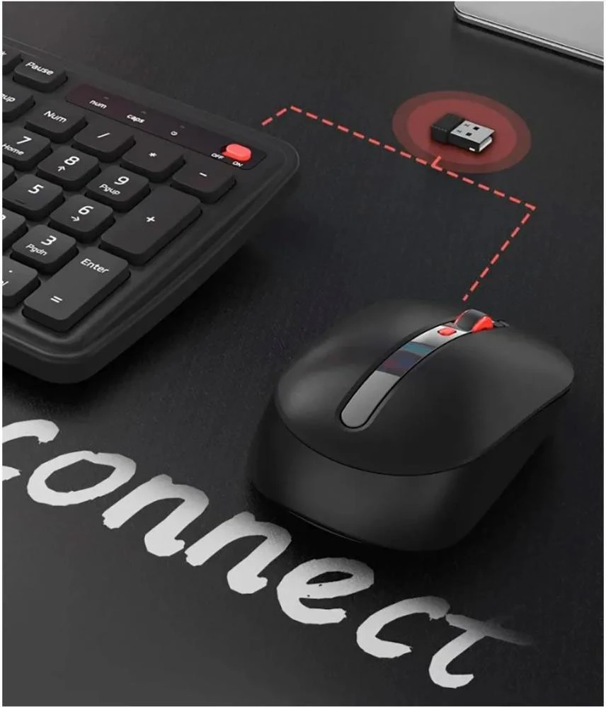 Комплект Xiaomi MiiiW Keyboard and Mouse Combo Gen 3 PB03 Wireless Black (MW24PB03 Black) (UA)