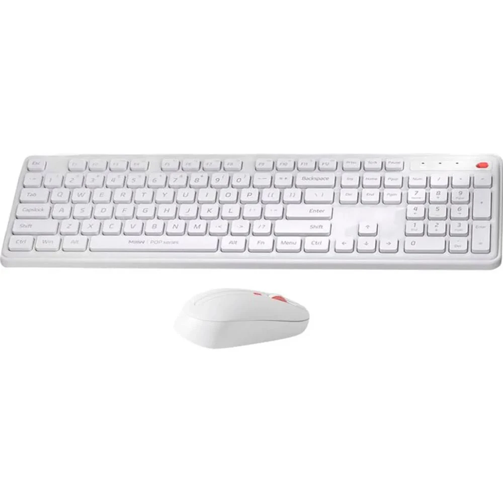 Комплект Xiaomi MiiiW Keyboard and Mouse Combo Gen 3 PB03 Wireless White (MW24PB03 White) (UA)