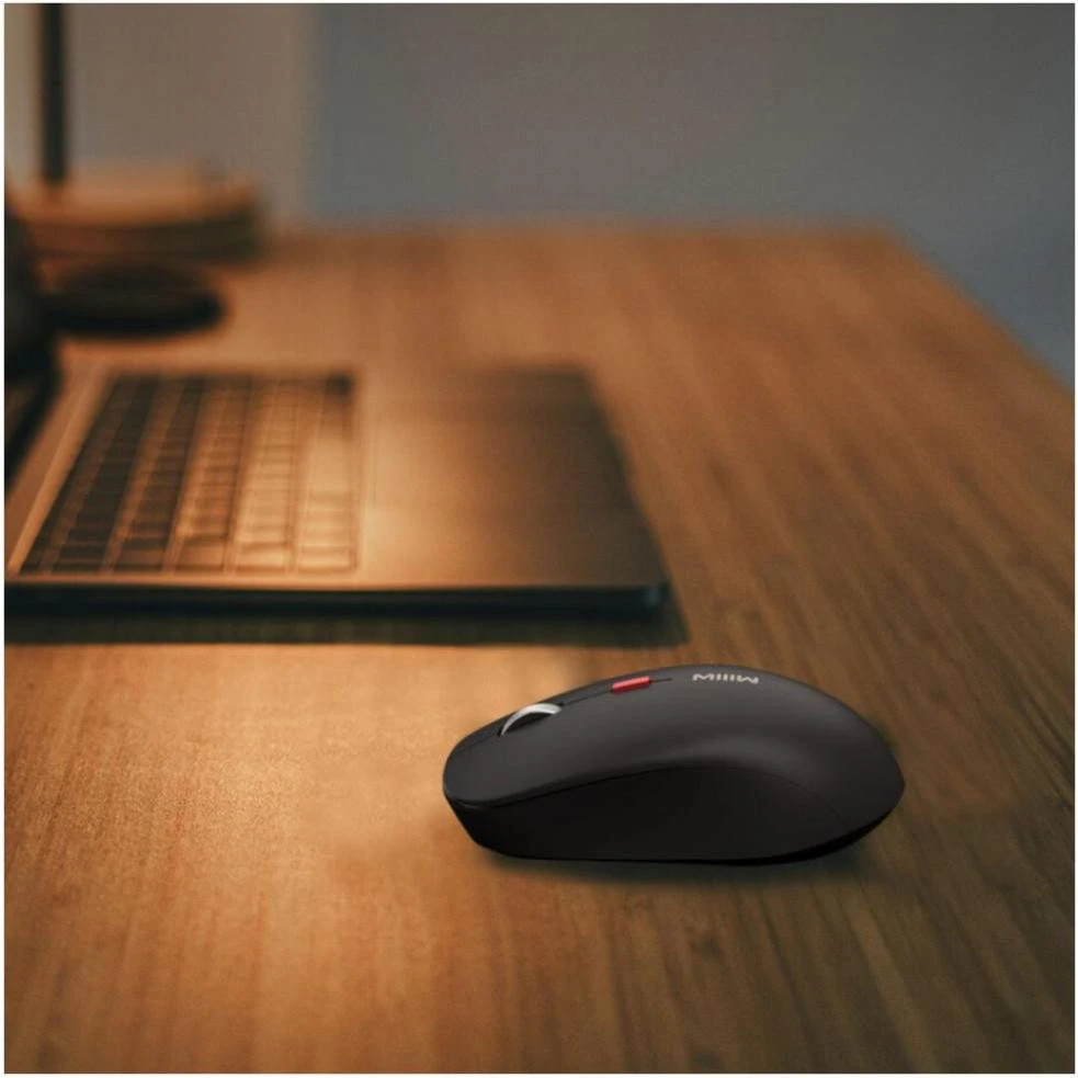 Мышка Xiaomi MiiiW Wireless/Bluetooth Black (MW23M22 Black) (UA)