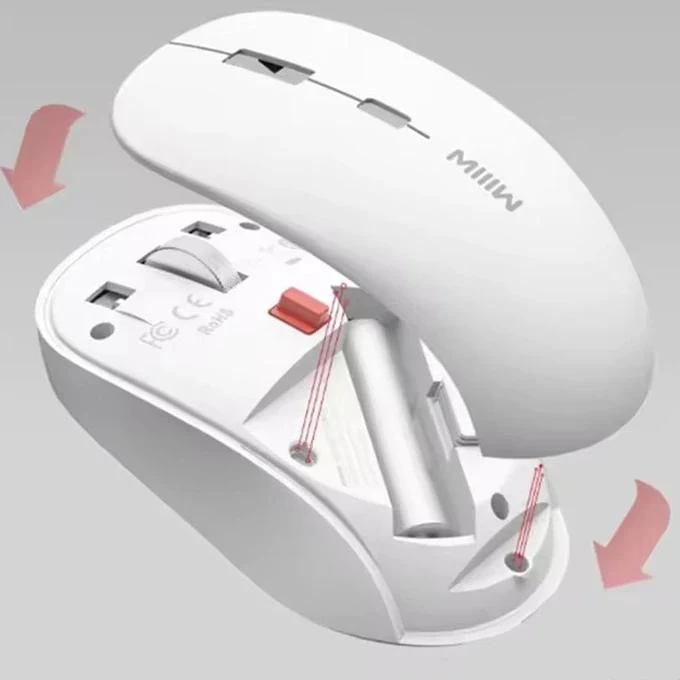 Мишка Xiaomi MiiiW Wireless/Bluetooth White (MW23M22 White) (UA) Бренд: MIIIW; Призначення: для