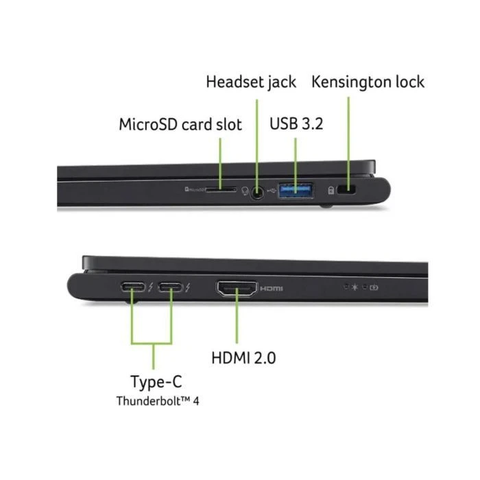 Acer TravelMate TMP614-73 (NX.B5WEU.005) (UA) ; Роздільна здатність: 2880x1800